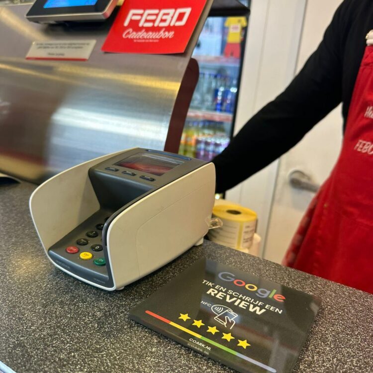 Google review bordje Febo