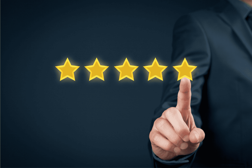 Google Reviews verzamelen met vijf sterren beoordeling
